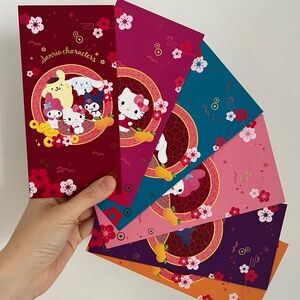 Sanrio Hello Kitty and friends Lucky Envelopes (Red Packets)